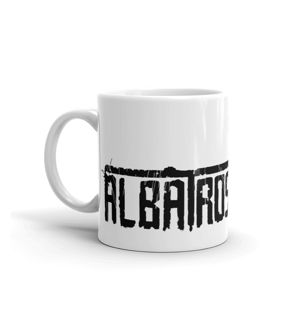 White glossy mug