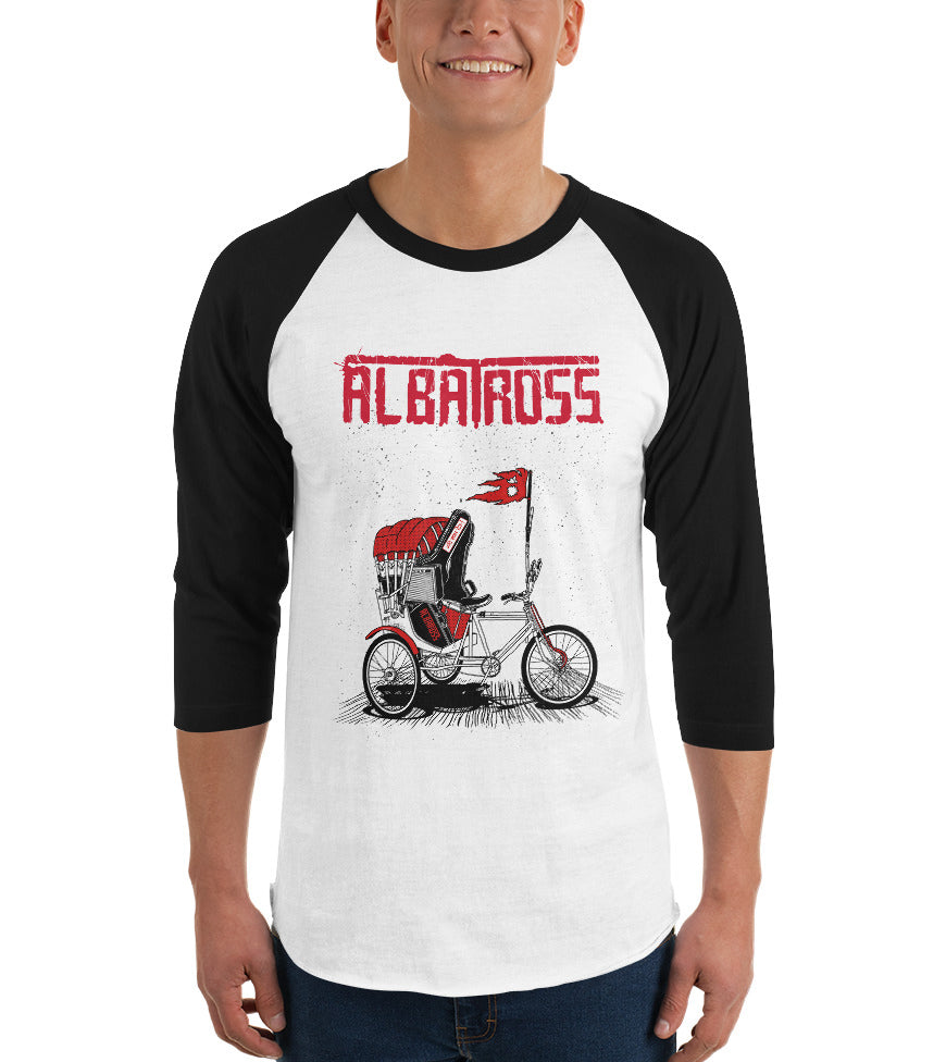 3/4 sleeve raglan shirt