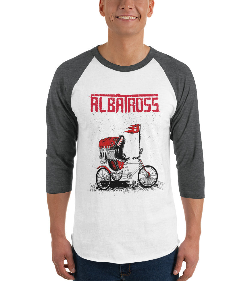 3/4 sleeve raglan shirt